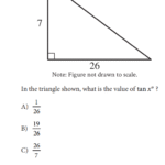 In the triangle shown, what is the value of tan x°?